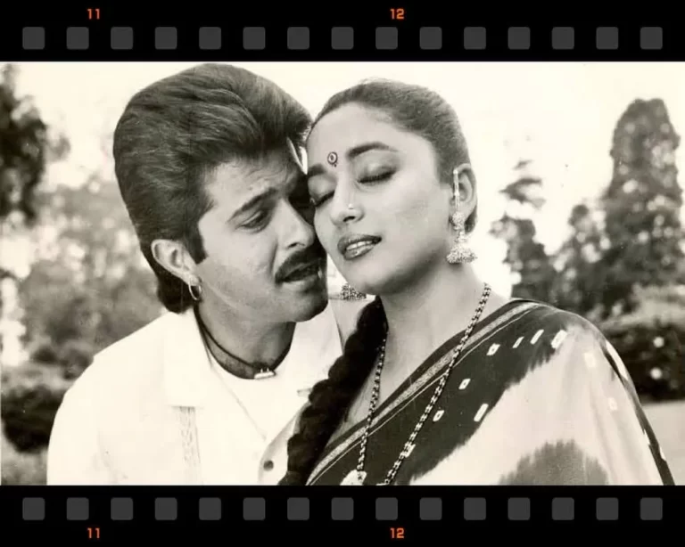 Maduri Dixit with Anil Kapoor in Old Film