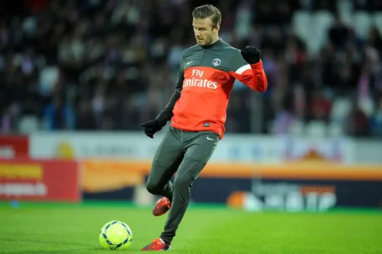 David Beckham training