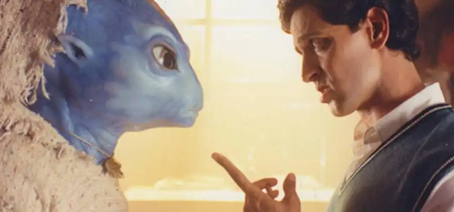 Hrithik Roshan in the movie Koi Milgaya