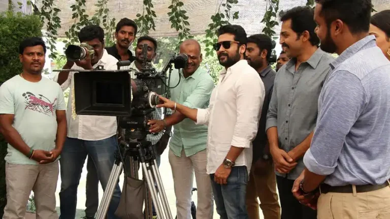 Karthi filming
