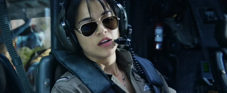 Michelle Rodriguez in the movie Avatar