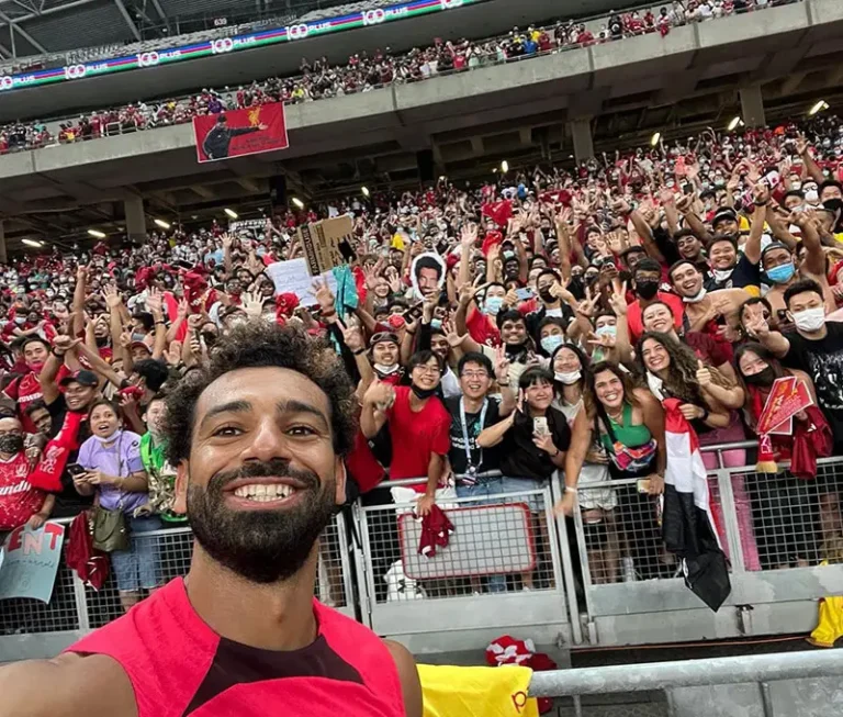 Mohamed Salah with Fan