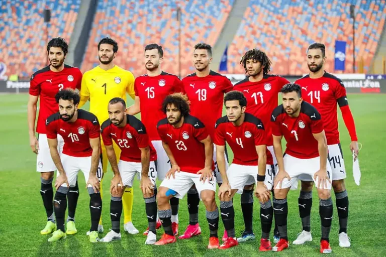 Mohamed Salah with Team