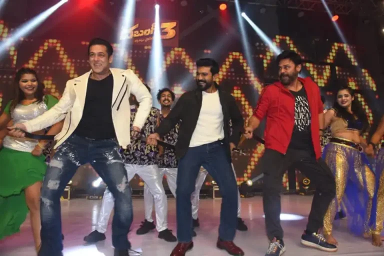 Ram Charan dancing with salman khan
