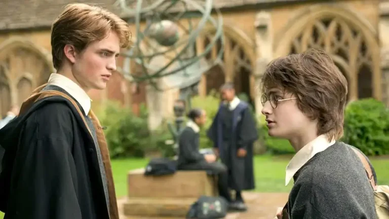 Robert Pattinson in the movie Harry Potter