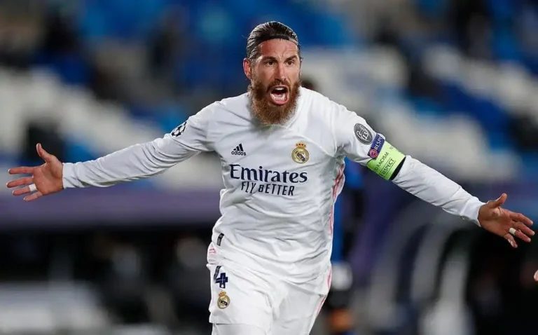 Sergio Ramos running