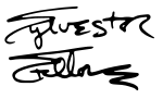 Sylvester Stallone's signature