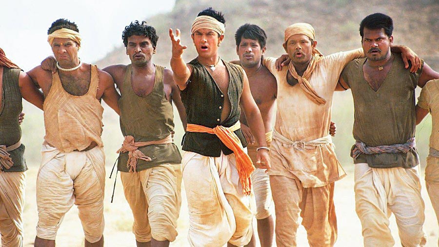 Aamir Khan in the film Lagaan