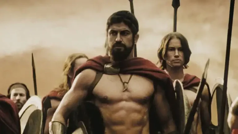 Gerard Butler in the movie 300