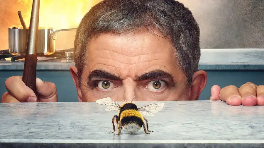 Rowan Atkinson in the movie Man vs Bee